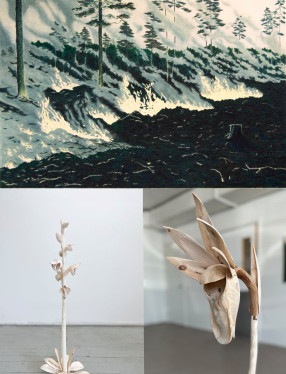 Verk av Hanna Una Holmquist och Hanna Skog