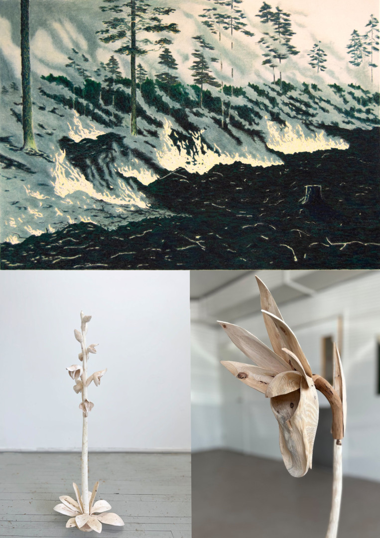 Verk av Hanna Una Holmquist och Hanna Skog