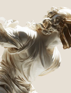 En olympisk atlet med pansarmask för ansiktet.