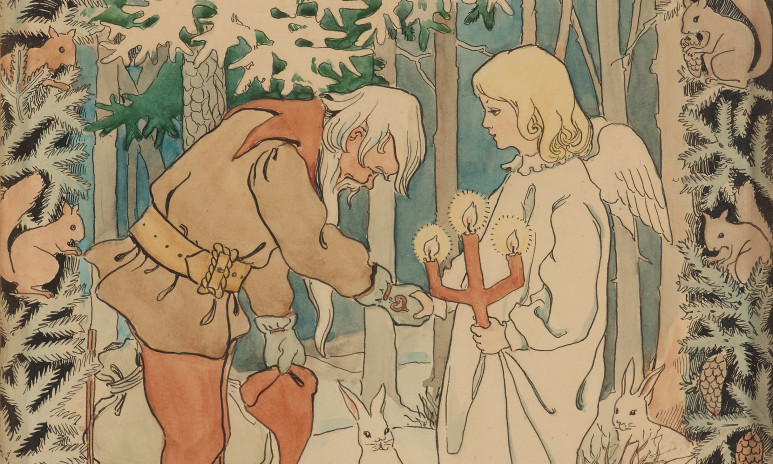 Elsa Beskow, Förlaga till Jultomten, 1898