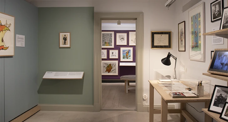 första rummet av utställningen EWK - En solidarisk röst.