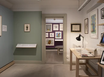 första rummet av utställningen EWK - En solidarisk röst.