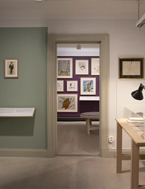 första rummet av utställningen EWK - En solidarisk röst.