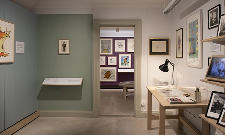 första rummet av utställningen EWK - En solidarisk röst.