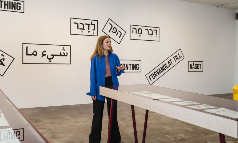 Curator Sofia Ringstedt