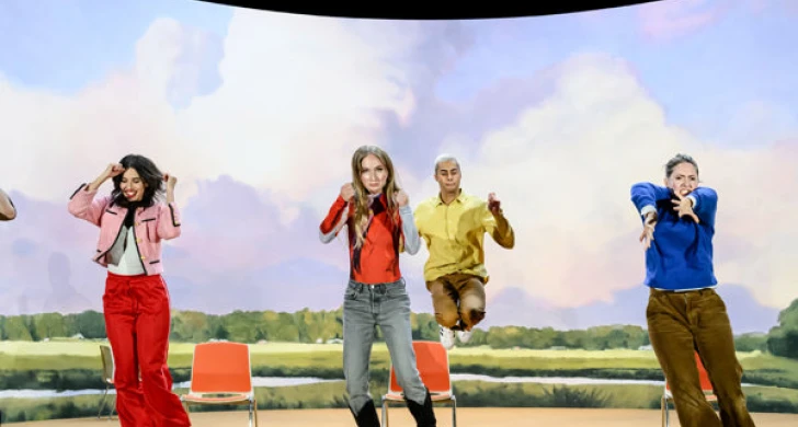 Eric Stern, Ana Gil de Melo Nascimento, Maia Hansson Bergqvist, William Spetz, Sanna Sundqvist och David Book i Liv och Död Strömquist.