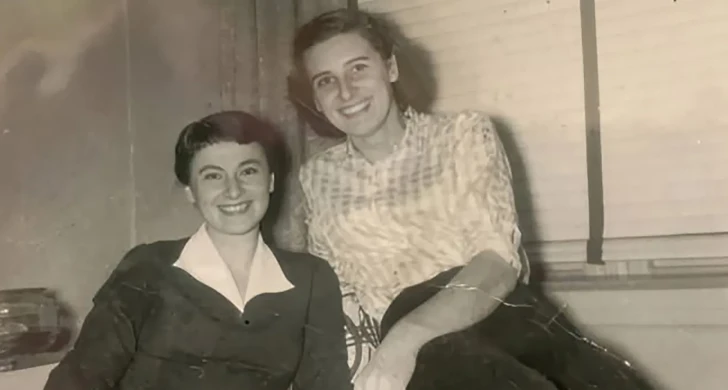 Margot och kvinnan hon var ihop med under tiden i koncentrationslägret