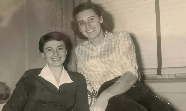 Margot och kvinnan hon var ihop med under tiden i koncentrationslägret