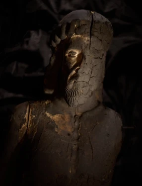 Brännskapad skulptur