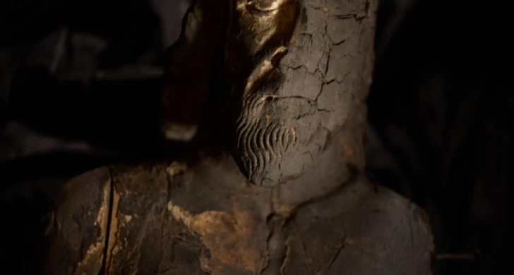 Brännskapad skulptur