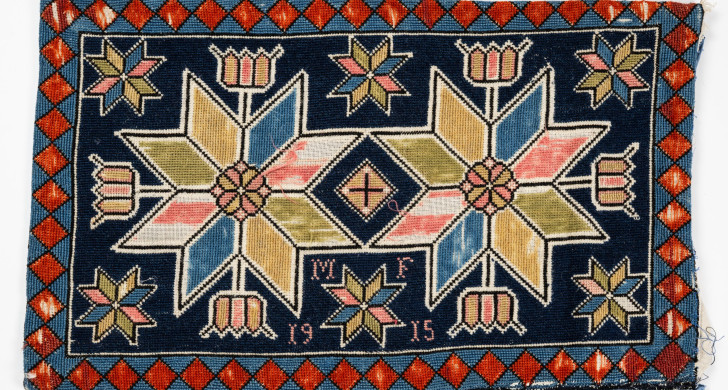 Maja Fjæstad, Kuddfodral, 1915. Foto: Fredrik Karlsson