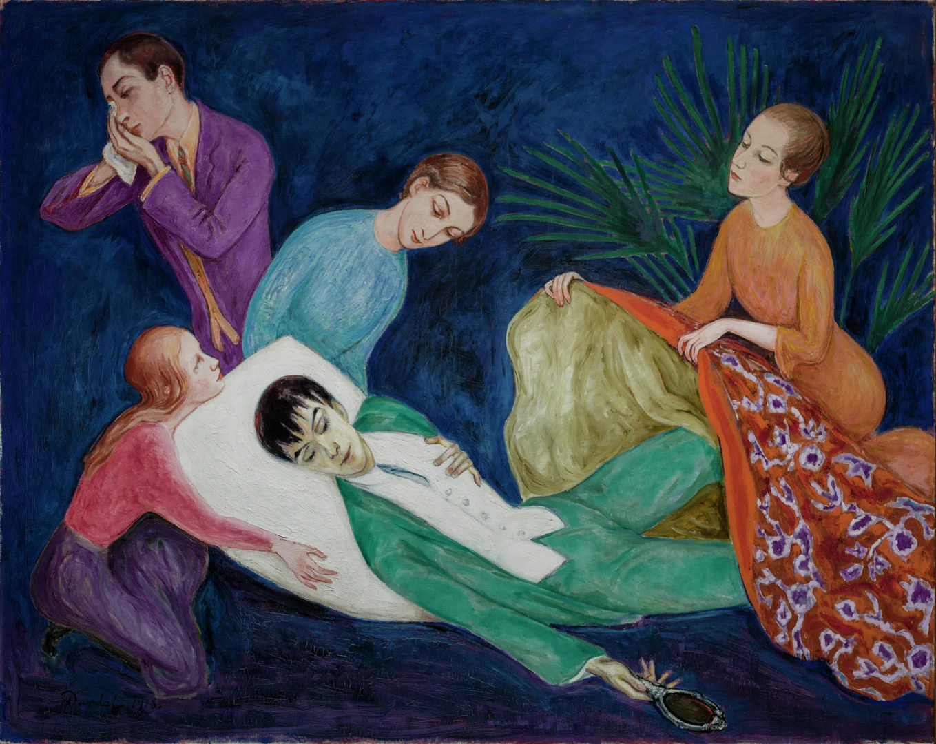 Nils Dardel, Den döende dandyn/The Dying Dandy, 1918. Foto: Prallan Allsten/Moderna Museet