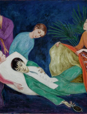 Nils Dardel, Den döende dandyn/The Dying Dandy, 1918. Foto: Prallan Allsten/Moderna Museet