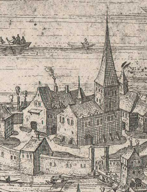 Gråbrödraklostret på Gråmunkeholmen, nuvarande Riddarholmen.