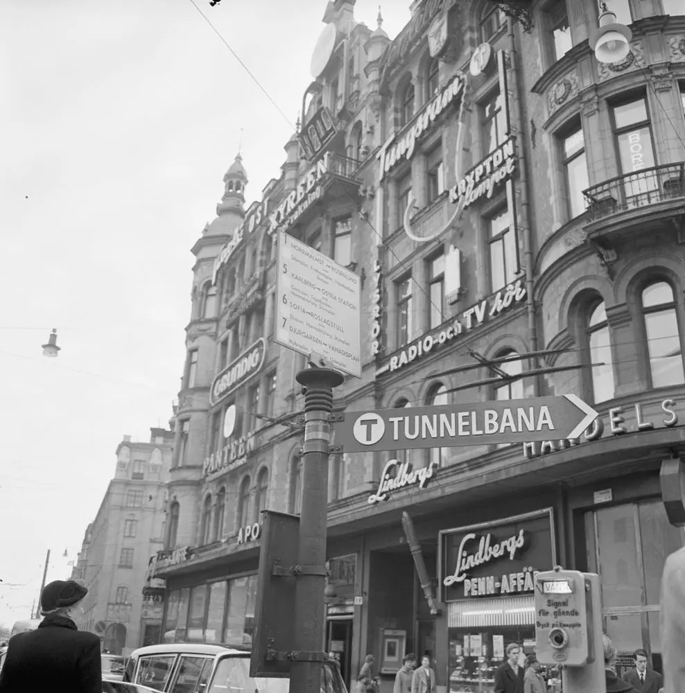 Fotograf okänd. Spårvägsmuseet.