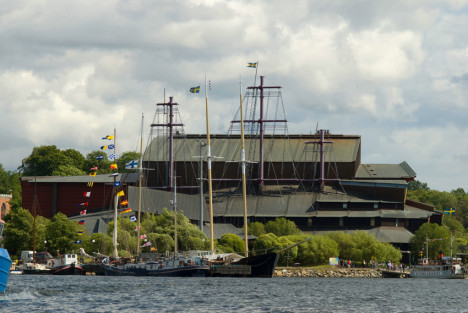 Vasamuseets byggnad.