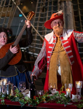 Duon Stormaktens skälmar, på Vasamuseet.