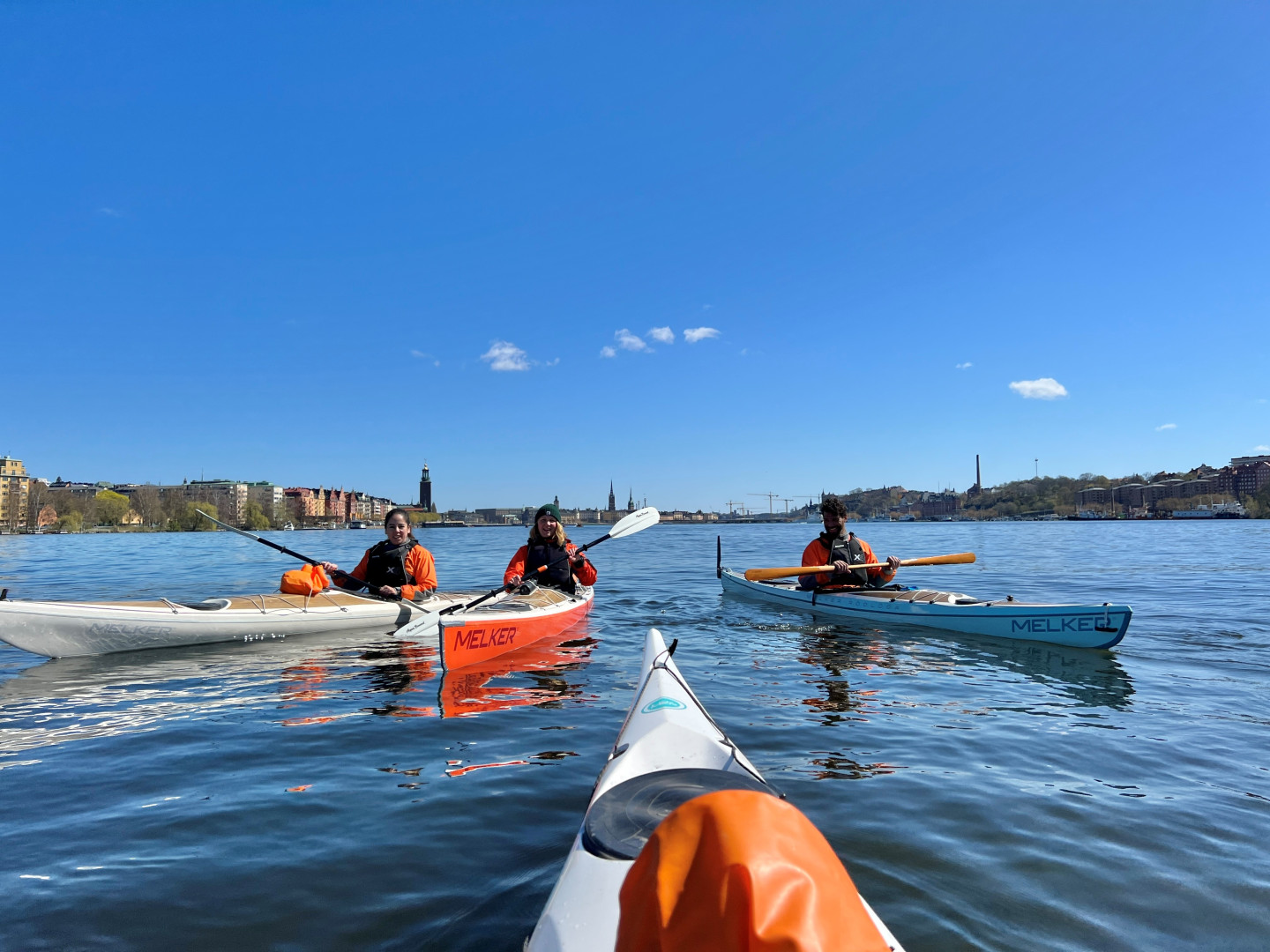 Kajakpaddling i Sthlm.