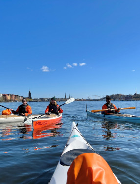 Kajakpaddling i Sthlm.