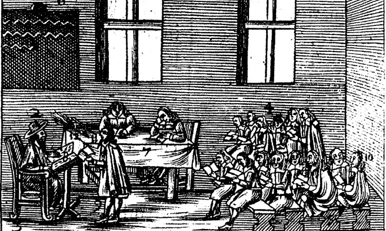 Ur "Orbis Pictus" av Johan Amos Comenius, 1658.