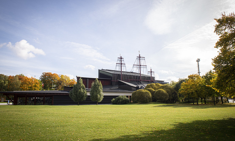 Vasamuseet om hösten.
