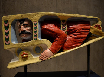 Skulpturkopia på Vasamuseet.