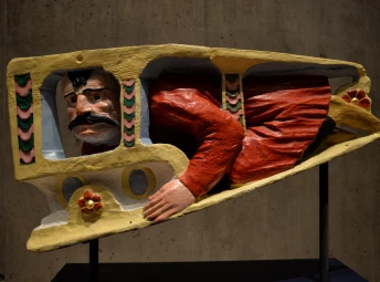 Skulpturkopia på Vasamuseet.