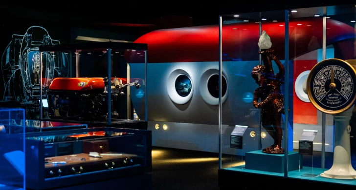 Montrar i utställning på Vasamuseet.