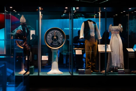 Monter i utställning på Vasamuseet.