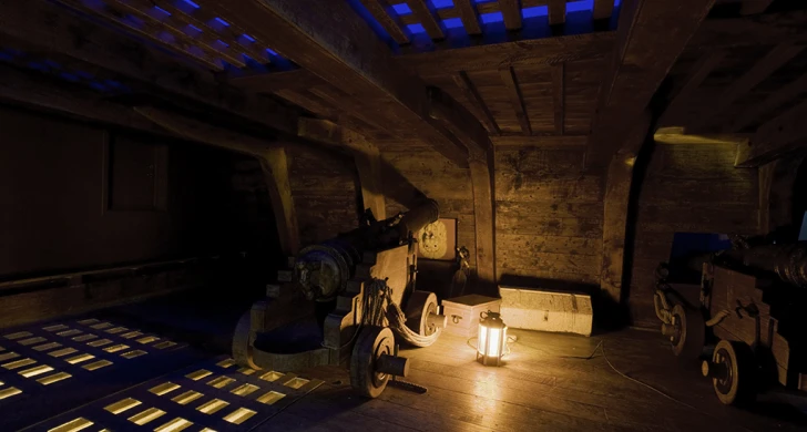 Del av utställning på Vasamuseet.