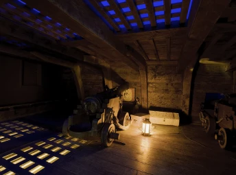 Del av utställning på Vasamuseet.