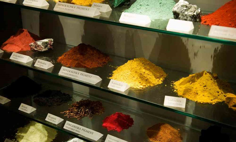 Färgpigment.