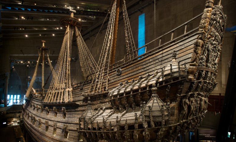 Skeppet Vasa i Vasamuseet.