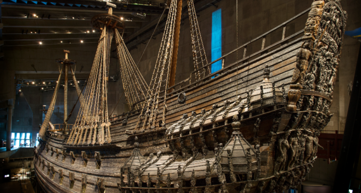 Skeppet Vasa i Vasamuseet.