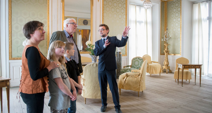 Familjevisning på Gripsholms slott