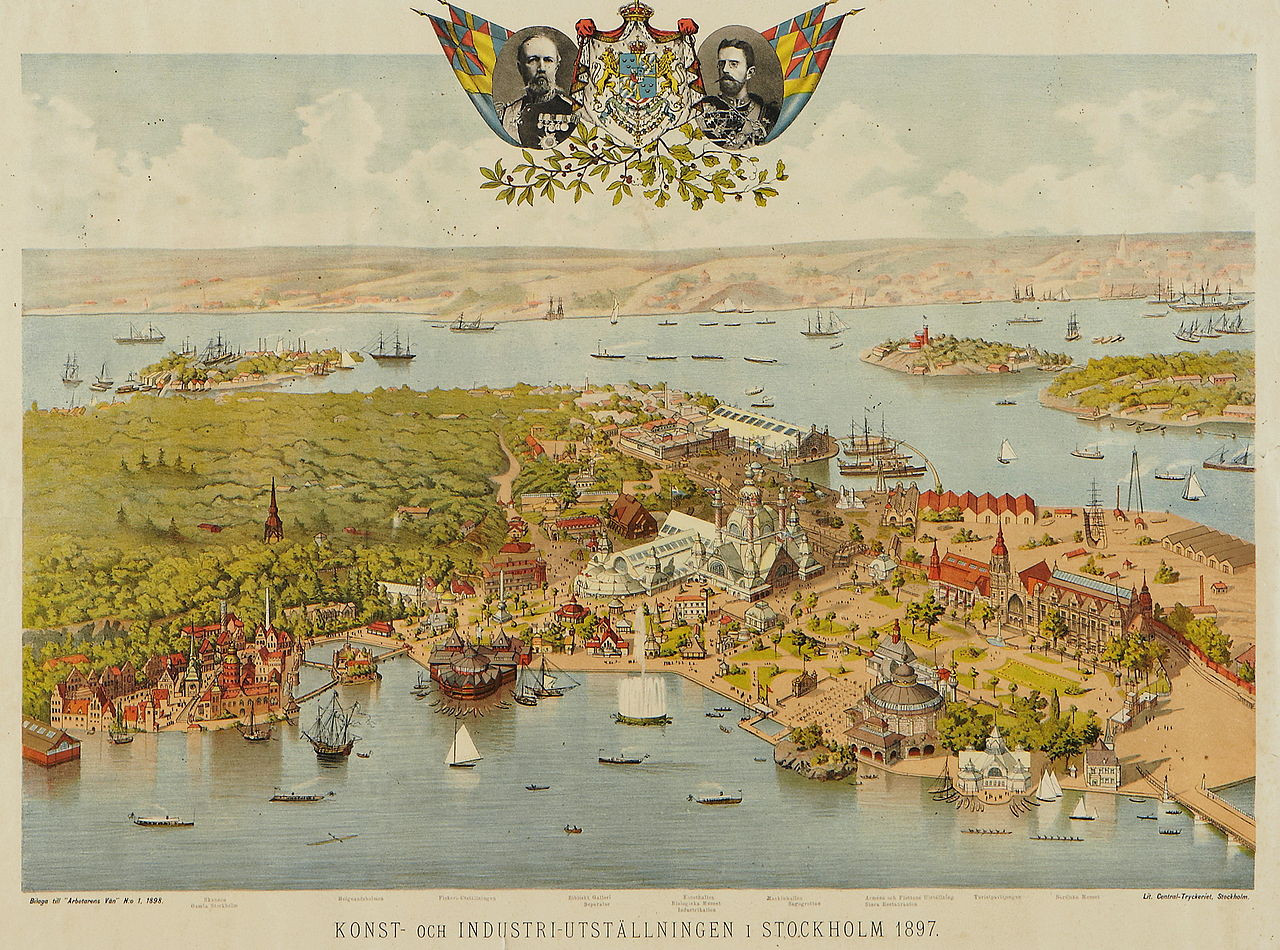 Allmänna konst- och industriutställningen på Djurgården i Stockholm 1897.